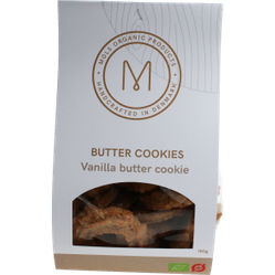 Organic Danish butter cookies Vanilla